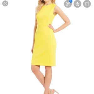 Yellow Calvin Klein Dress